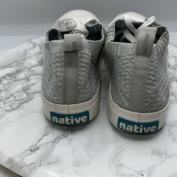 NATIVE Jefferson 2.0 LiteKnit Pigeon Grey Sneakers-7 - Picture 5 of 9